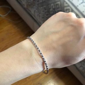 Pandora Liquid Silver Bangle bracelet